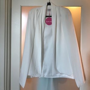 Tiger Mist White Cape Blazer (AU 4) xxs xs