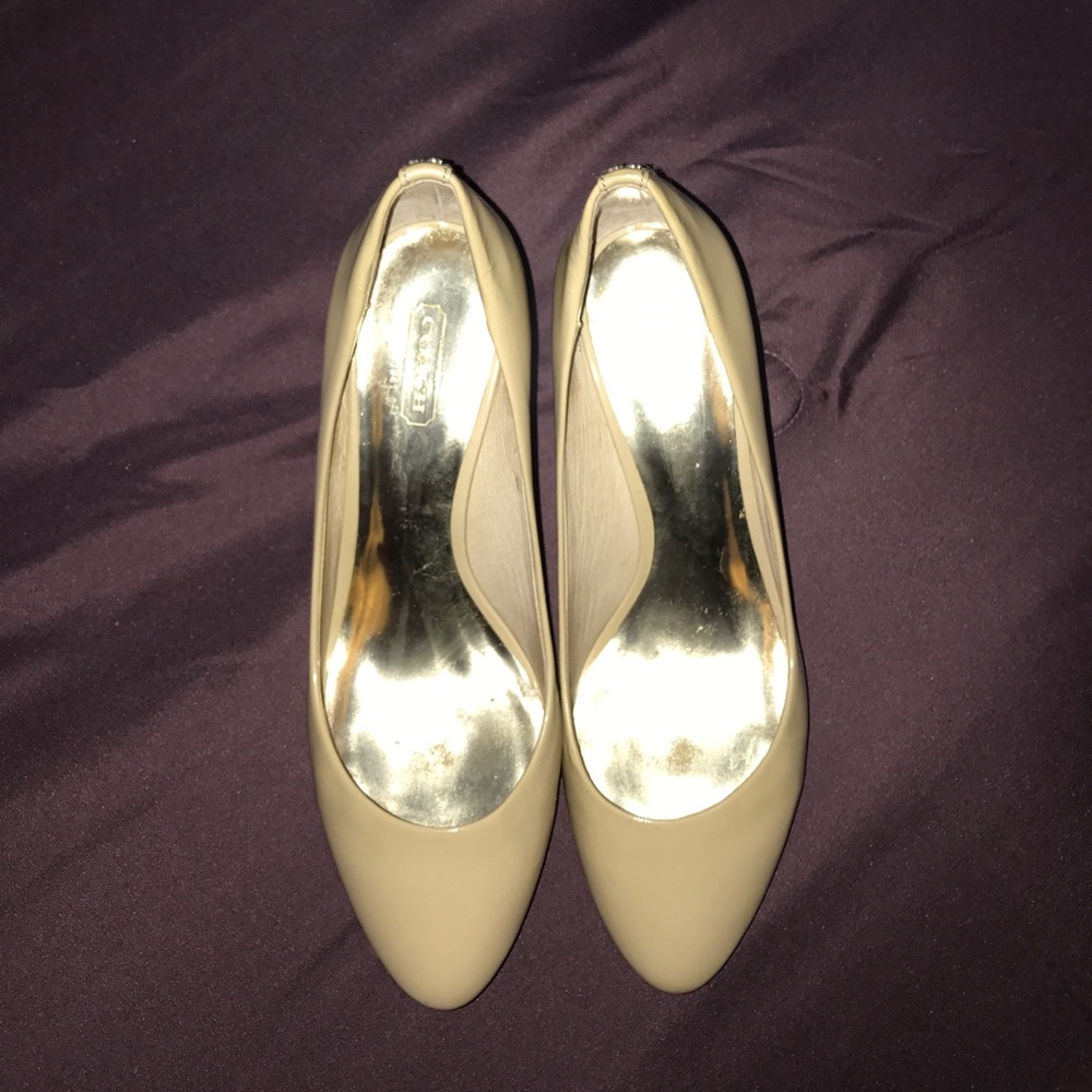 Coach Nude Pumps Sz 8 TTS