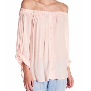 Never worn. Bella Dahl Top - light pink