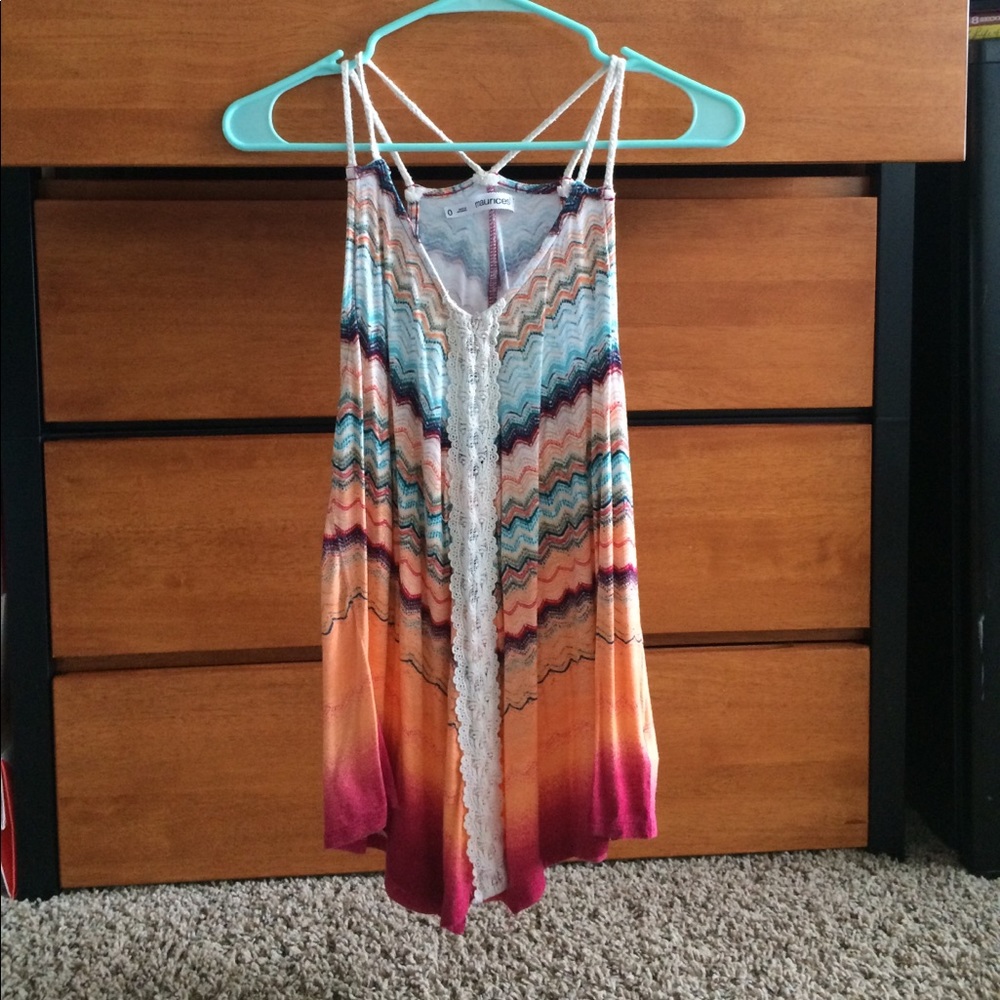 Multicolored Swing Tank Top