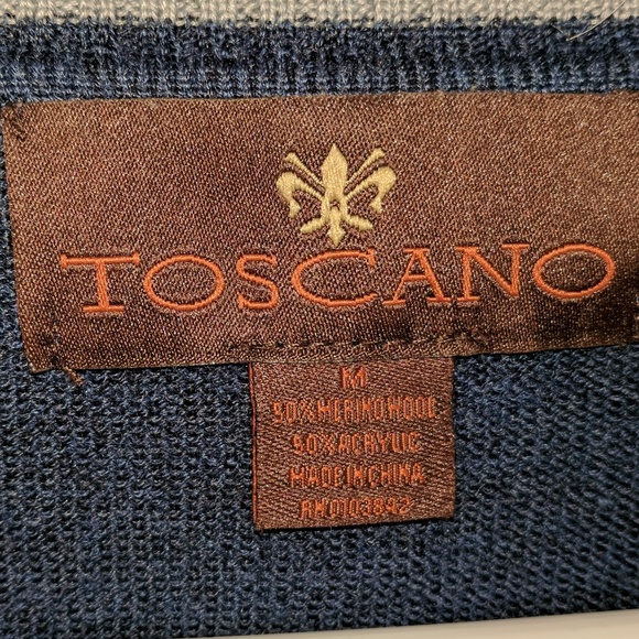 Toscano Men's Sweater - Picture 2 of 2