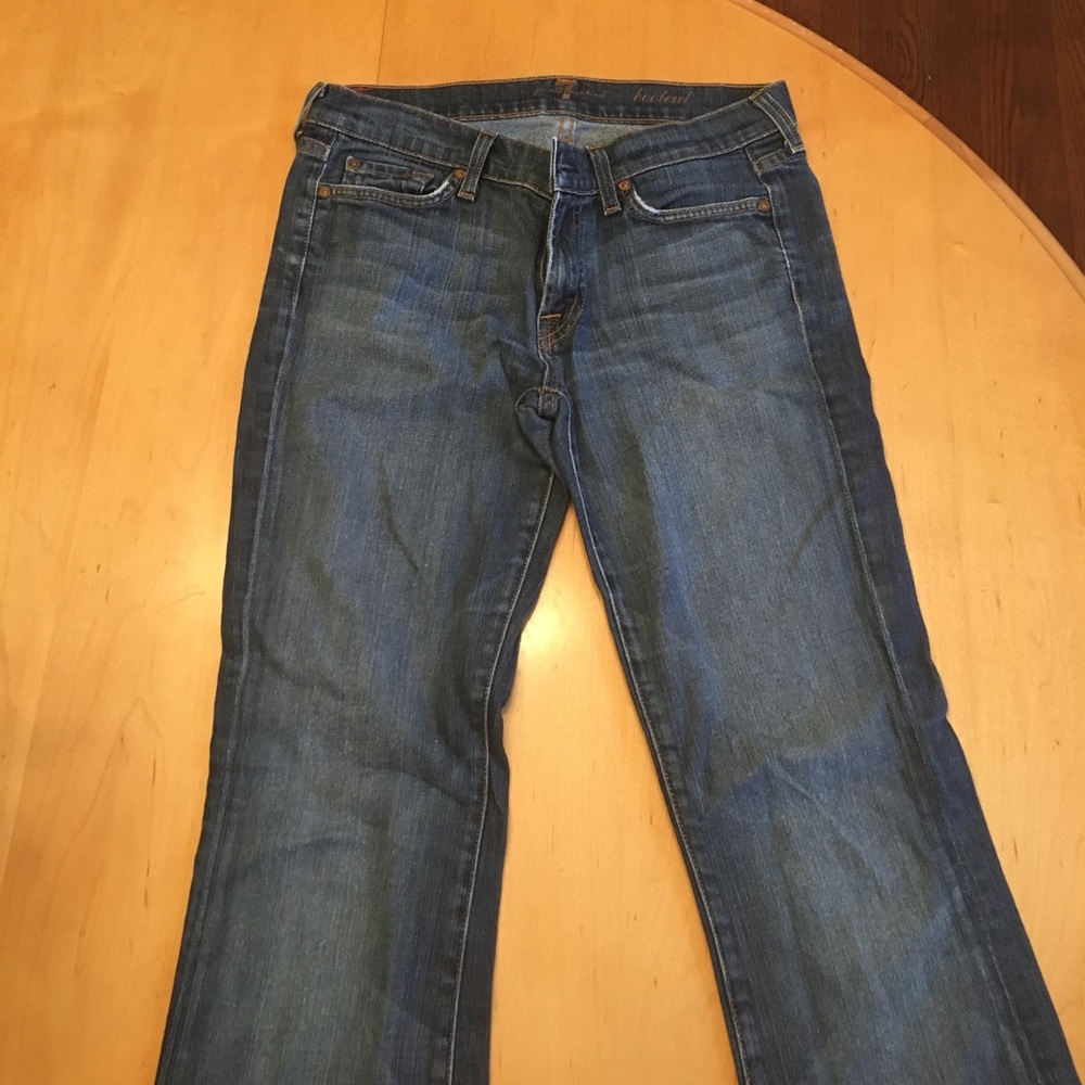 7 for all mankind bootcut jeans size 27