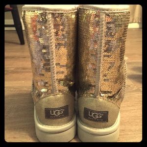 UGG glitter boots