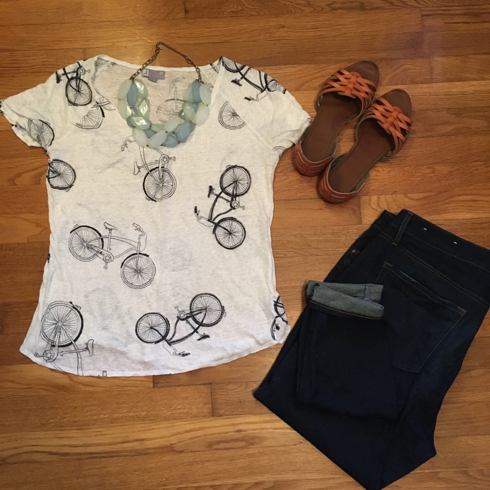Bicycle Linen Tee