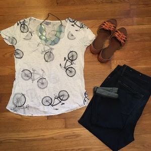 Bicycle Linen Tee