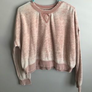 Kendall & Kylie Pink Cropped Sweatshirt