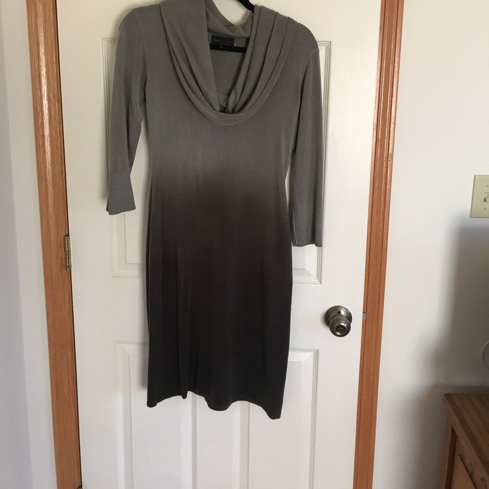Ombré sweater dress