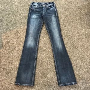 Silver✨Suki bootcut distressed jeans 25x33