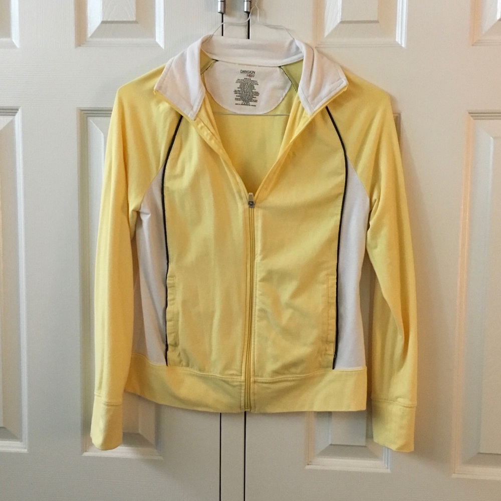 Small Danskin Running Jacket yellow