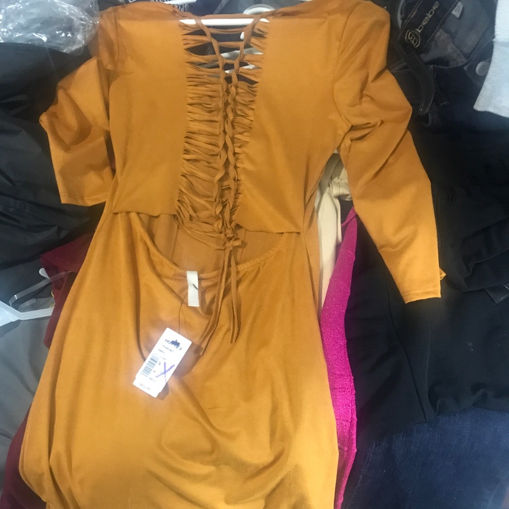 Suede dress