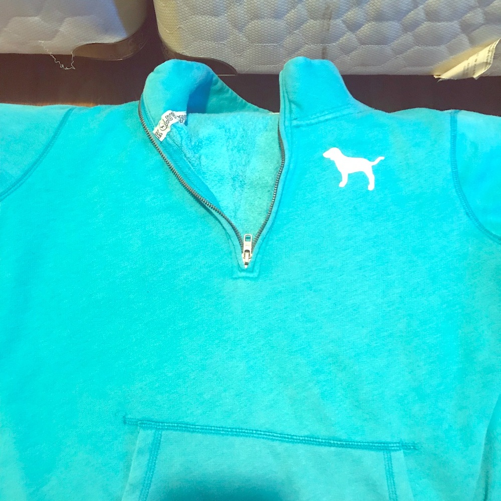 Victoria secret pink half zip