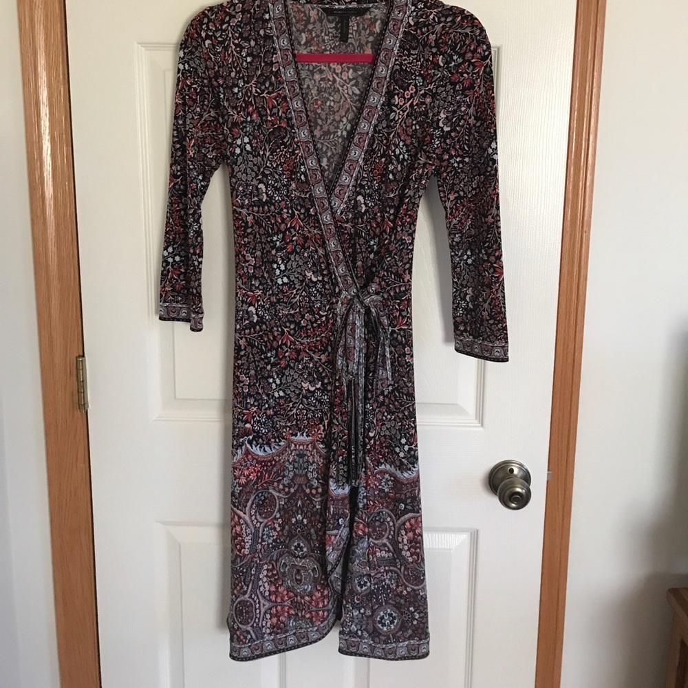 Floral Wrap Dress
