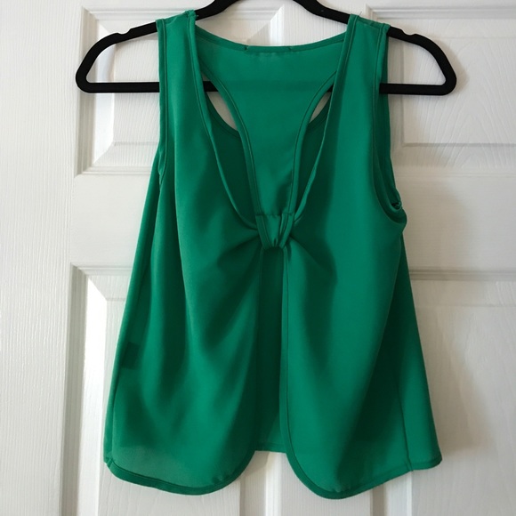 Green tank top - Picture 3 of 3