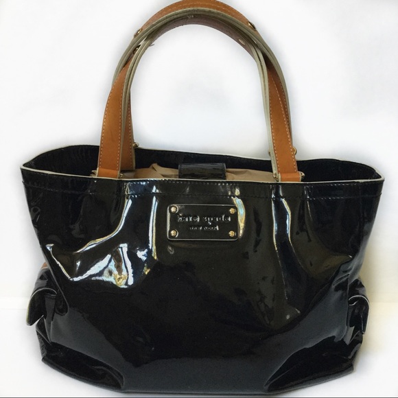 kate spade Handbags - Kate Spade soft-sided black patent leather tote
