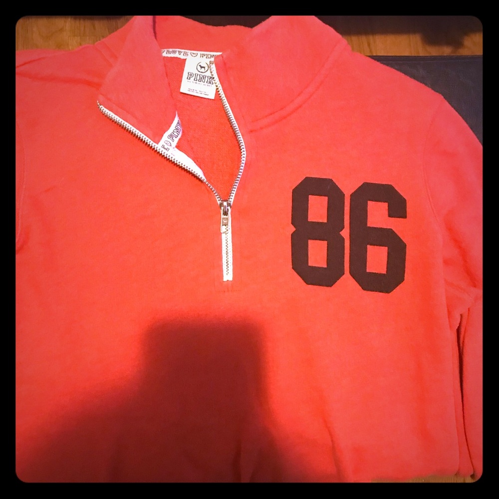 Victoria secret pink half zip