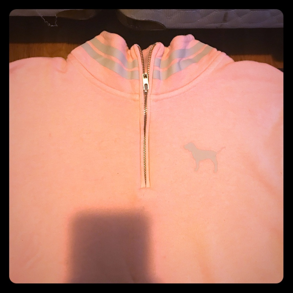 Victoria secret pink half zip