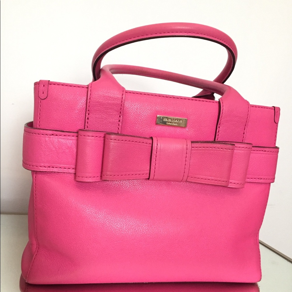 Pink Kate Spade Bow Tote