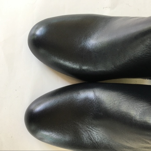 NEW OPENING CEREMONY black shaped heel ankle boots - Picture 7 of 8