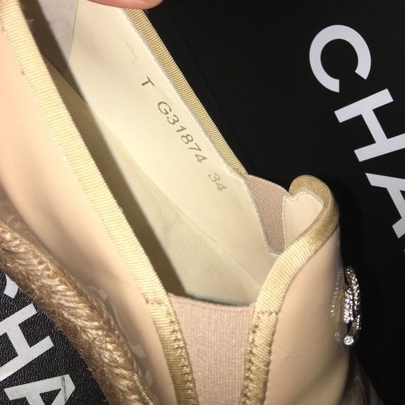 CHANEL Moccasin Loafer Flat  w/ box , and receipt - Picture 5 of 5