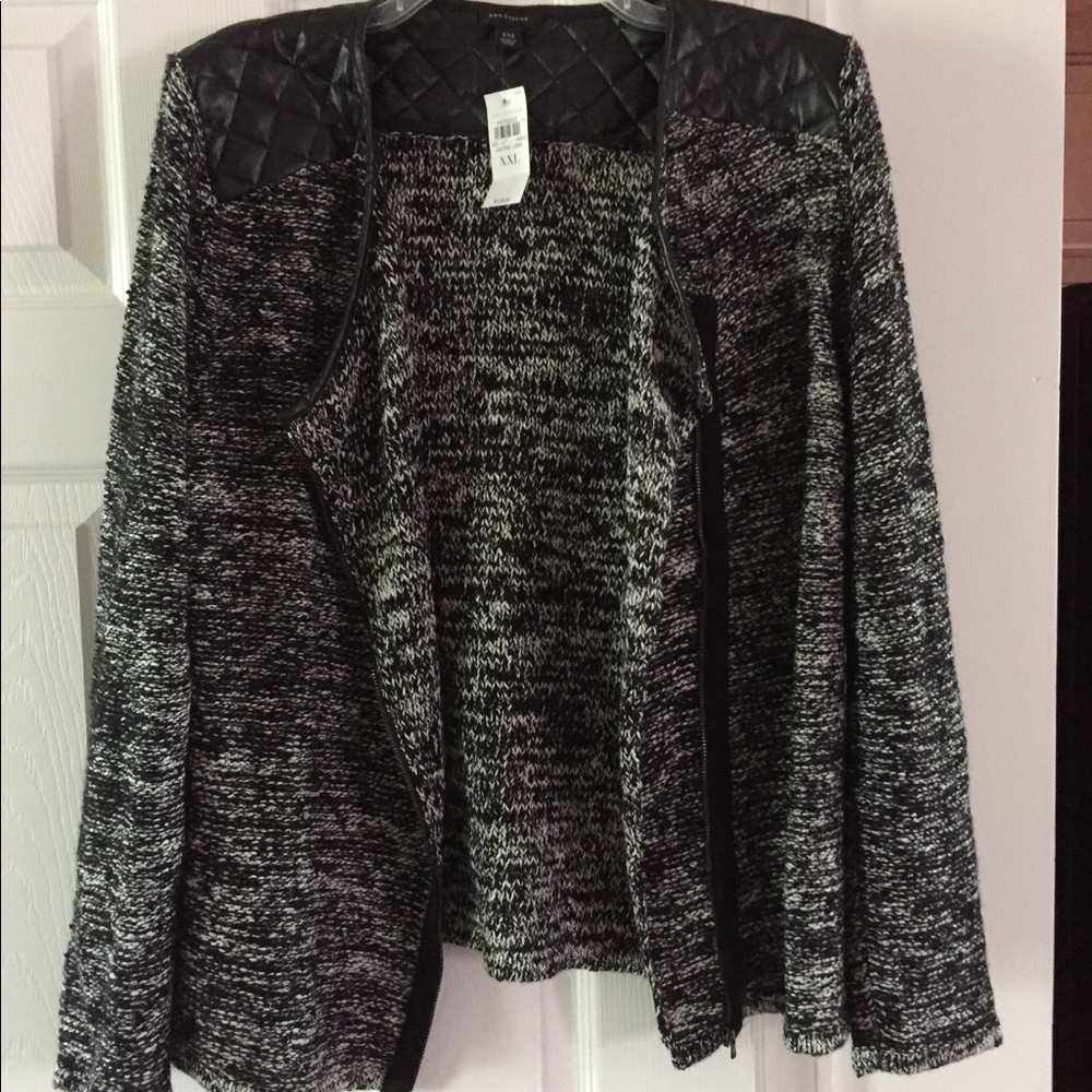 Faux Leather Moto Jacket Blazer - Picture 5 of 8
