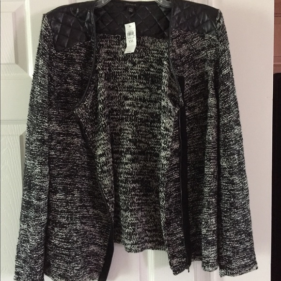 Faux Leather Moto Jacket Blazer - Picture 5 of 8