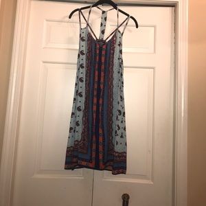 Strappy printed sundress
