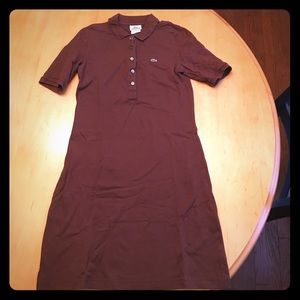 Lacoste button up polo dress