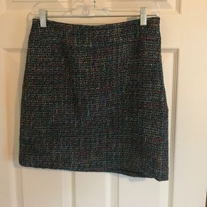 Loft Outlet Multi Color Lined Skirt