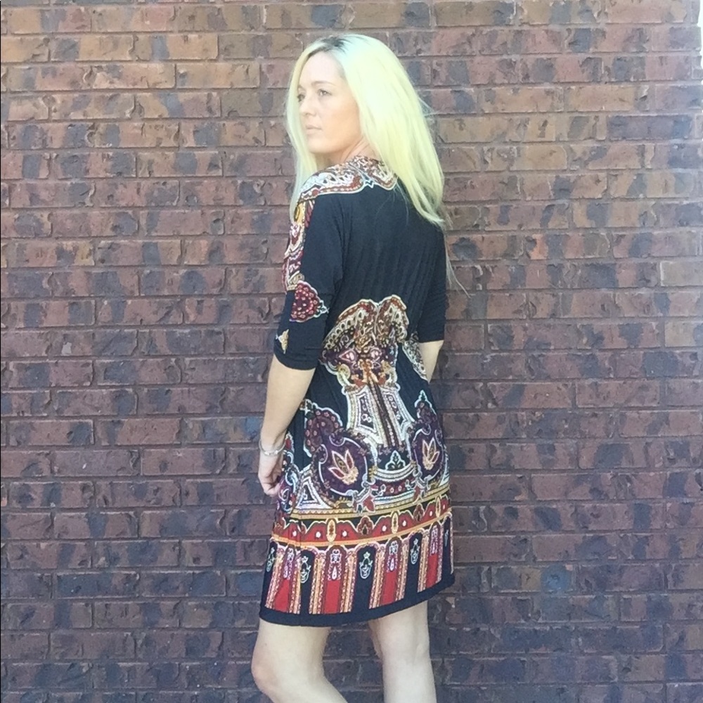 Plunging Neckline Dress - Picture 5 of 5