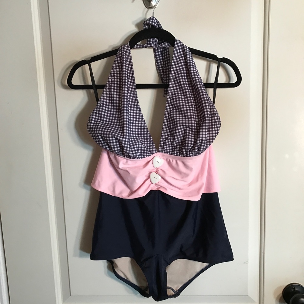 ADORABLE Sugar Doll Halter Swimsuit