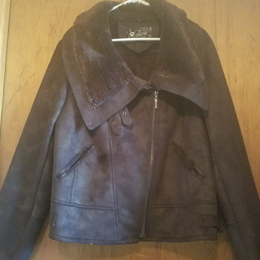 Super cute warm moto jacket