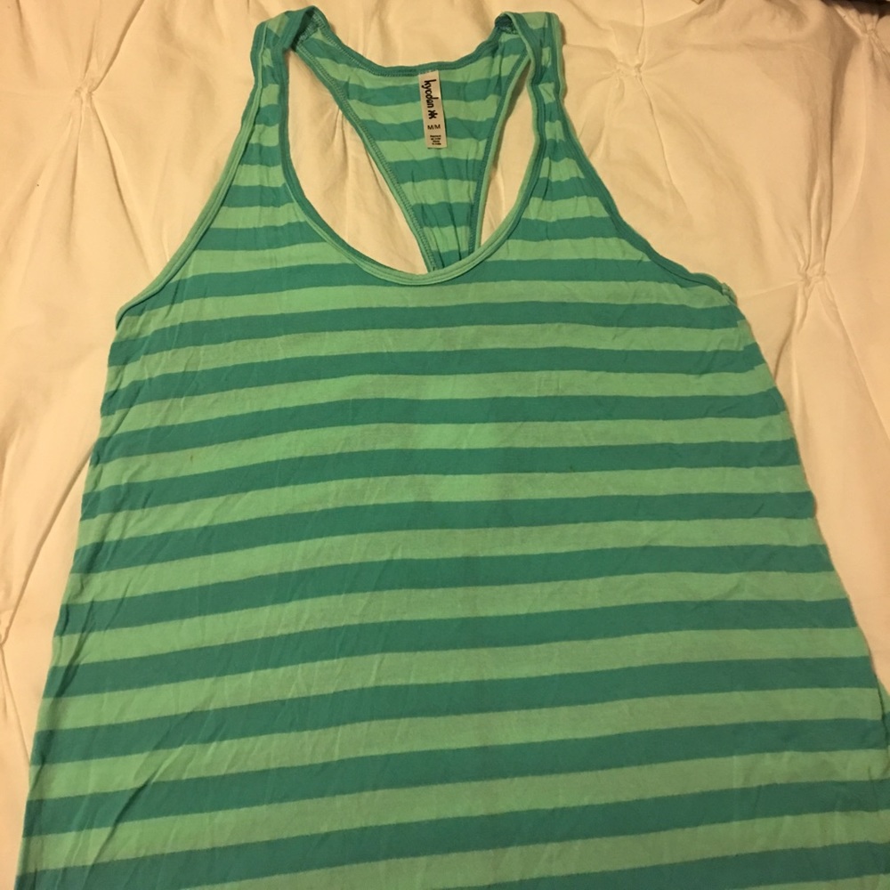 Kyodan blue/teal striped tank