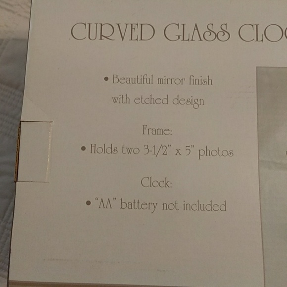 Curved Glass Clock/Frames - Picture 4 of 5
