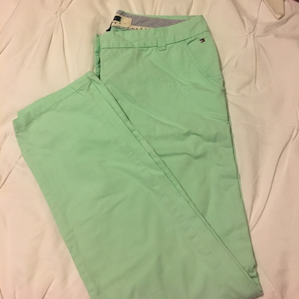 Tommy Hilfiger mint chino pants