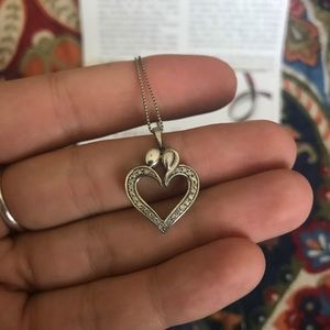 Diamond “Lovers Heart” Necklace