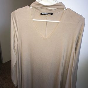 Nude Pink Tunic Shirt