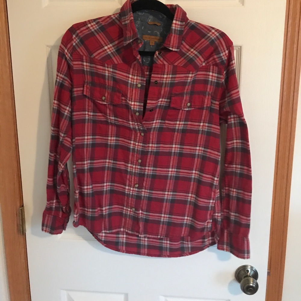 Jacks Girlfriend Bea Flannel with Snaps