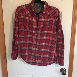 Jacks Girlfriend Bea Flannel with Snaps