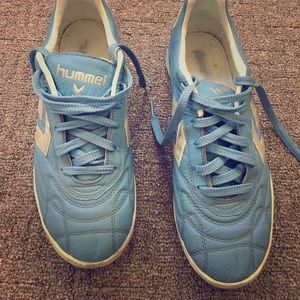 Hummel blue shoes