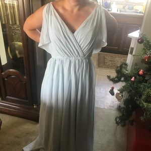 Light blue bridesmaid dress - Jenny yoo inspired