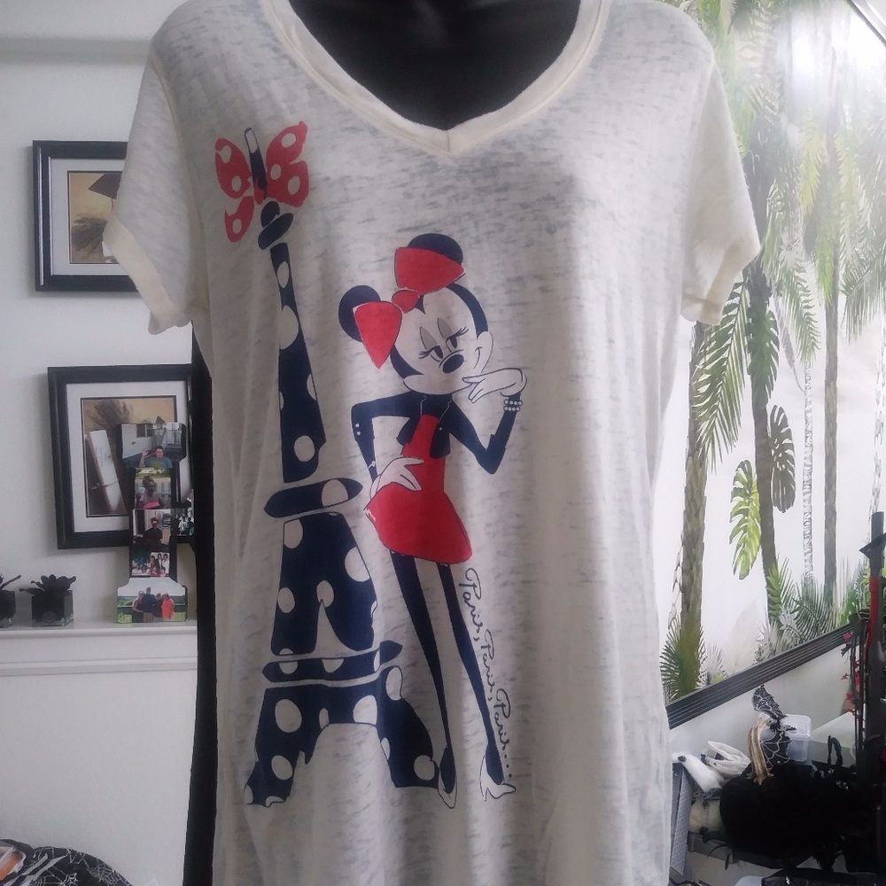 DISNEYLAND RESORT EUC WORN ONCE MINNIE MOUSE PARIS