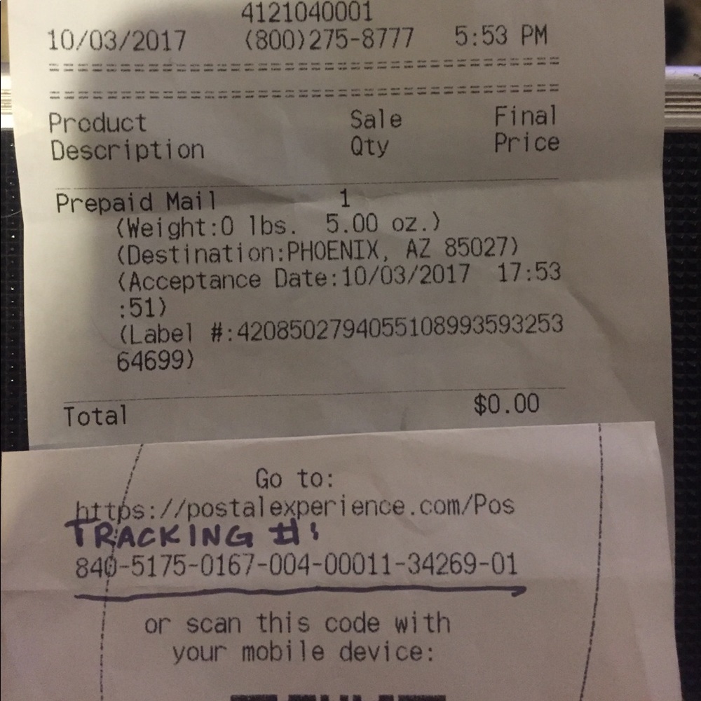 PROOF OF DELIVERY 📦