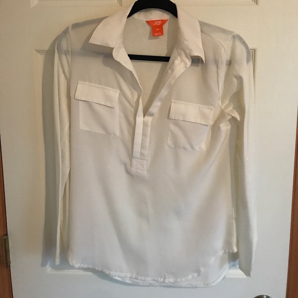 Joe fresh cream blouse