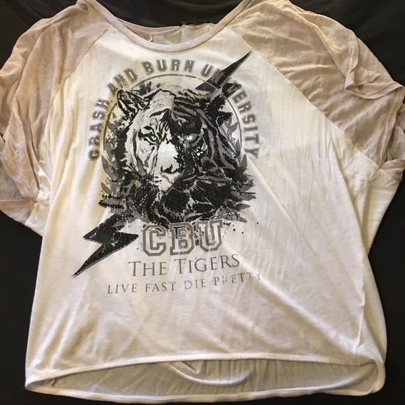 Crash and Burn Tops - Crash and Burn Shirt Crash and Burn Tops - Crash and Burn Shirt