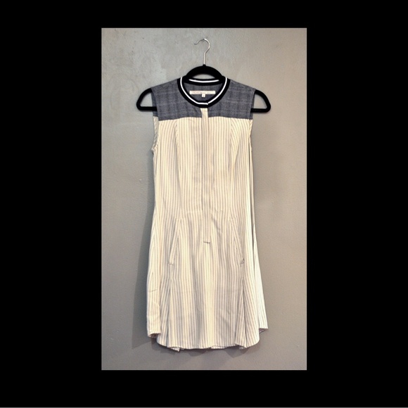 Rachel Roy Pinstripe Dress - Picture 1 of 3