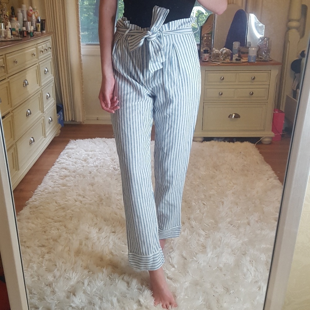 Who What Wear Striped Pants