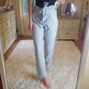 Who What Wear Striped Pants