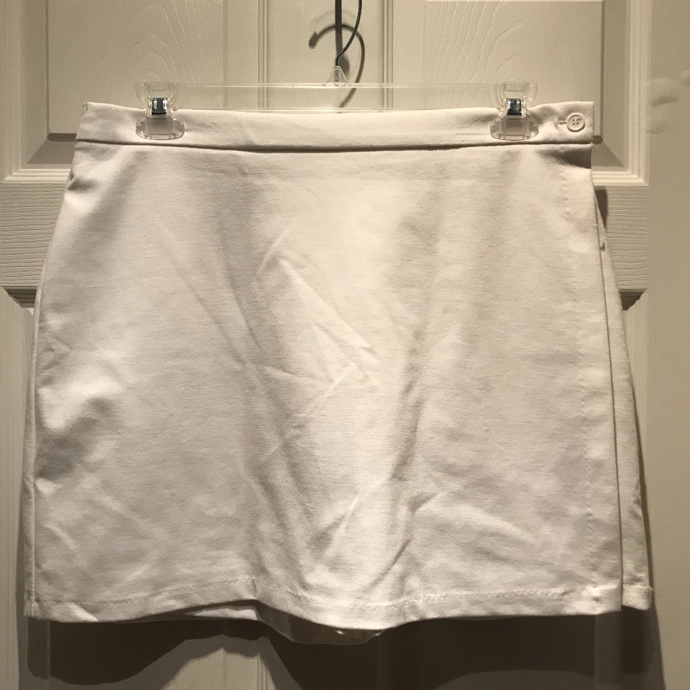 White Golf Skort w/built in Shorts Size 12