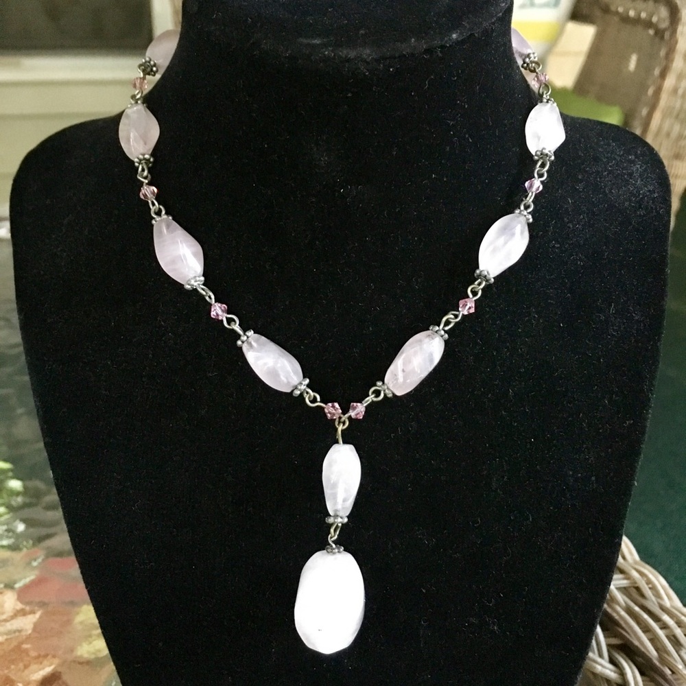 Necklace with matching earrings