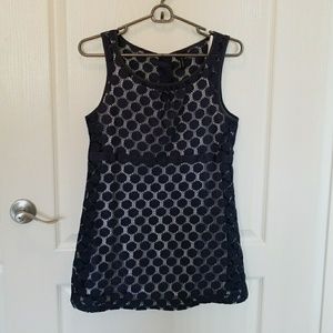 TOPSHOP Lace Tunic Top (slip is not included)